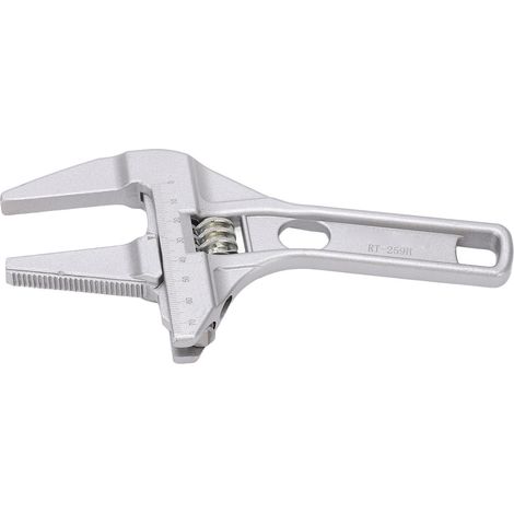 Verstellbarer Schraubenschlüssel 7–70 mm, weite Öffnung, Klemme aus Aluminiumlegierung, Befestigungswerkzeug für Badezimmer (1/5)