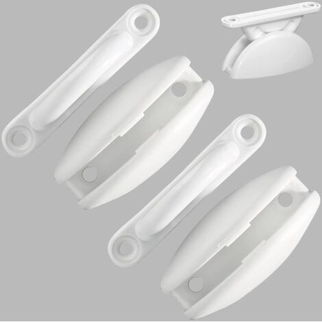 2 pièces Arrêt de Porte de Caravane,Retenue Porte pour Caravanes,Camping Cars(Accessoires 8 Vis)