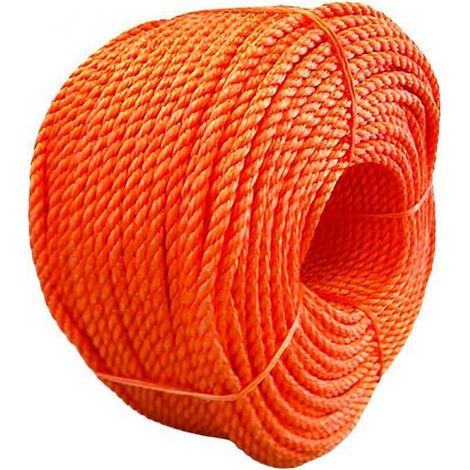 CORDA FUNE GALLEGGIANTE Ø mm. 8 (mt. 200 circa), Col. Arancio 6.7 KG