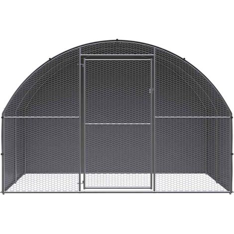 Maison Exclusive - Poulailler d'extérieur 3x2x2 m Acier galvanisé (1/5)