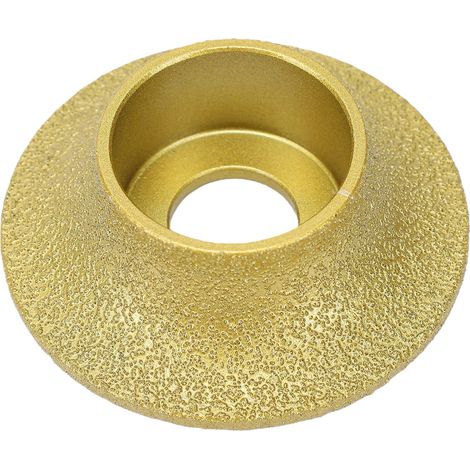 Meule à polir les bords 3 pouces grain 60 pour carrelage céramique, quartz, marbre et granit de 20 mm d'épaisseur (1/5)