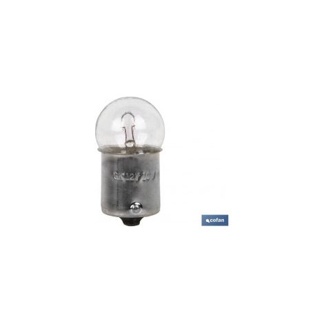 Pacco da 10 lampade pilota R10W BA15s SCC 12V per veicoli