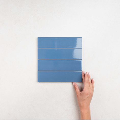 Faience Effet Zellige COSTA NOVA 5x20 cm Banyan Blue Gloss (1/3)