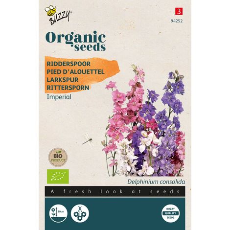 Buzzy Organic Pied d'alouette Imperial- Bio Semences - Ca. 0,5 gr (1/2)