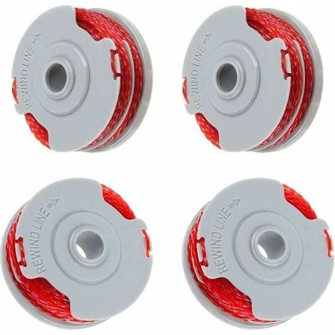 Ersatzspule für Trimmerfaden 1,5 mm – 10 m – Robustes ABS und Nylon – Automatischer Fadenvorschub – 4er-Pack – FLY021 (1/5)