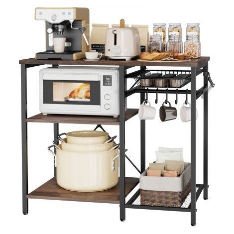 Étagère de Cuisine - Meuble de Rangement 90x40x90 cm (1/5)