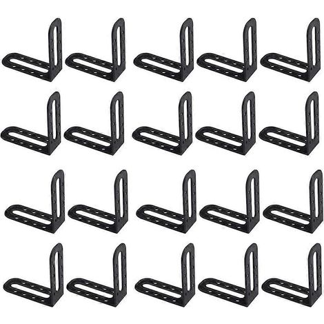 JANMIR-Outil de nivellement d'angle en 50 pièces, outil auxiliaire de réglage de position fixe pour carrelage domestique et pâte à modeler, tête mâle (1/5)