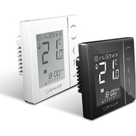 Salus VS30B Programmierbarer Thermostat in schwarz 230 Volt 112644