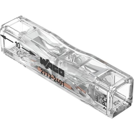 Wago Compact Durchgangsverbinder zum Stecken 2 Leiter 1,5 - 4 mm² - 10 Stück (1/3)
