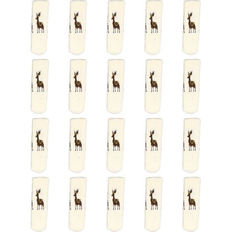 Lot de 20 protège-pieds de chaise, chaussettes tricotées double épaisseur pour meubles, élastiques et adaptables à toutes les formes de pieds (1/5)