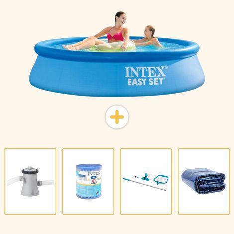 Intex Piscine Easy Set Ronde - 244x61 cm - 5-pièces S194 (1/5)