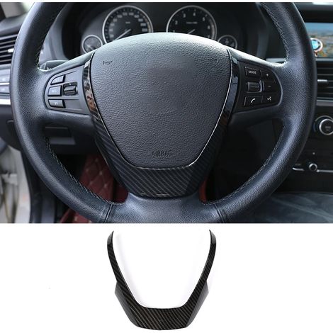 -1 Convient pour BMW X3 F25 2011-2017 - Autocollant décoratif intérieur en fibre de carbone pour panneau de commande central, volant et garniture de porte (1/4)