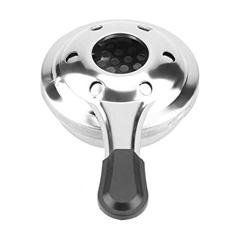 Réchaud portable miniature avec couvercle de sécurité, idéal pour la fondue et la cuisson, parfait pour les buffets et les traiteurs en camping, en acier inoxydable. (1/5)