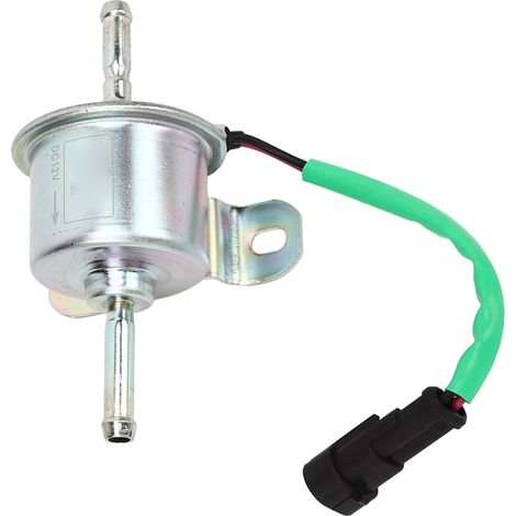 Pompe à carburant électrique 12V, raccord universel 2 broches, acier allié, accessoire de remplacement pour excavatrice. (1/5)
