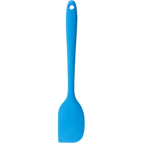 Espátula de silicona para crema, espátula de silicona de grado alimenticio, resistente al calor, mango cómodo, espátula para crema, utensilios de cocina para el hogar (AZUL) (1/5)