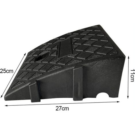 Rampe De Frein - Portable Résistant À La Pression Antidérapant pour Les Voitures Patins De Rampe, pour Utilisé dans Les Voitures Vélos Motos,25×27×11cm MOONSTARS (1/4)