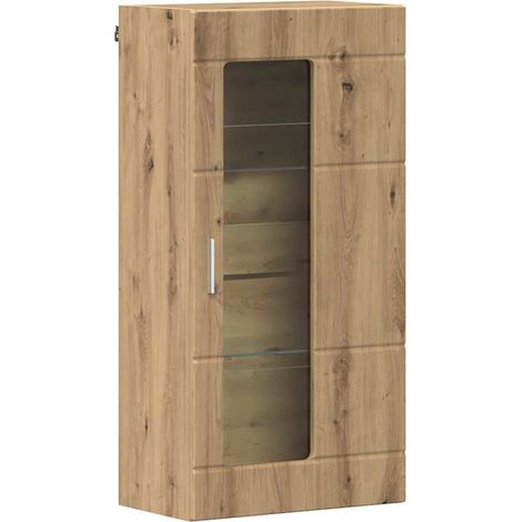 Meuble mural chêne artisanal 55 x 29 x 100 cm Bois d'ingénierie CFW113508 (1/5)