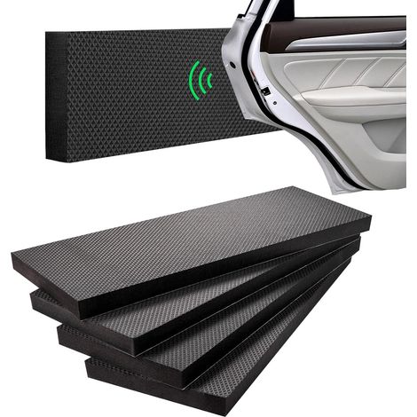 Schiuma protettiva per pareti di garage, protezione autoadesiva in EVA per portiere auto, protezione ideale per portiere auto, protezione antiurto per pareti, 40x15x2 cm x 4 pezzi (1/5)