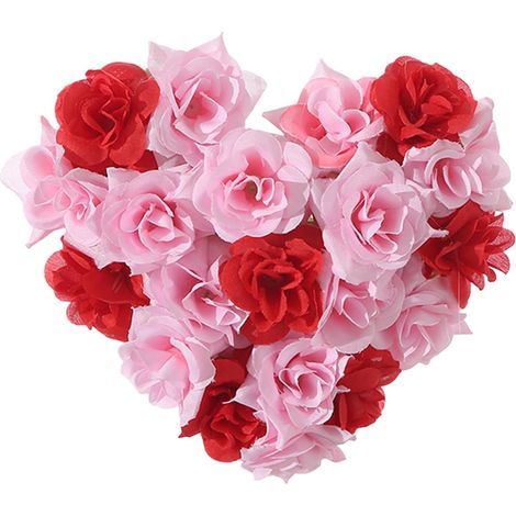 Valentinstagskranz,Künstlicher herzförmiger,Herzförmiger Girlandenkranz - Valentinstag-Herzkranz, Liebesgirlande für Hochzeit, Geburtstag, Haustür, Wand, Fenstersims (1/5)