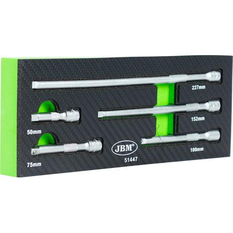 Set de barras de extensión de ¼” con cabota normal  JBM51447 (1/2)