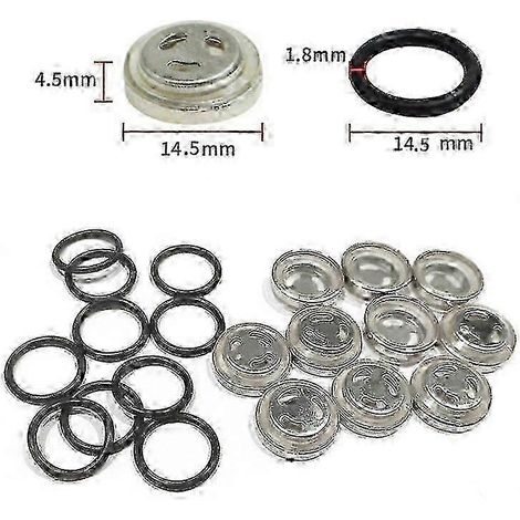 Joint de réservoir de maître-cylindre de frein unique de 18 mm avec voyant de niveau pour moto tout-terrain, compatible avec les modèles 14 mm, 12 mm et 10 mm (10 cps, 14,5 mm). (1/5)