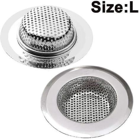 Set mit 2 Edelstahl-Spülbecken-Siebeinsätzen - YUHAOlarge