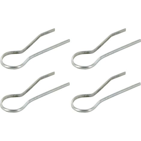 4x goupille fendue dimensions 1,5 x 38mm en acier tracteur tondeuse remorque portail (1/2)