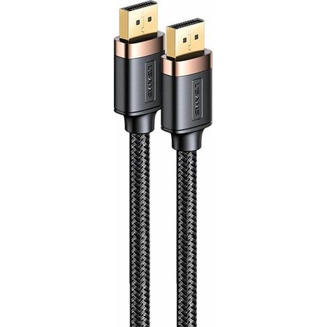 Usams DisplayPort-Kabel 2m 4K U74HD schwarz/schwarz SJ531HD01 (US-SJ531) (1/5)