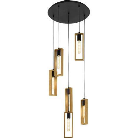 [GEBRAUCHT] EGLO Pendellampe Littleton sechsflammig Pendelleuchte Lampe Leuchte Spot Licht