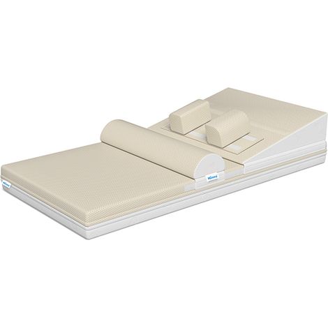 MINEA Kit complet MINEA Bébé 70x140 cm Matelas Mousse HD + Accessoires (1/7)