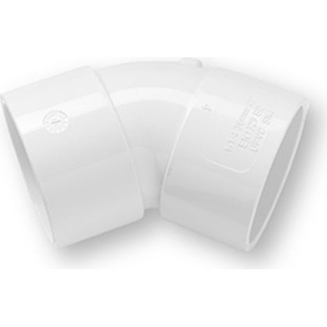 Primaplumb 32mm 45 Deg Obtuse Bend White - Durable Plastic