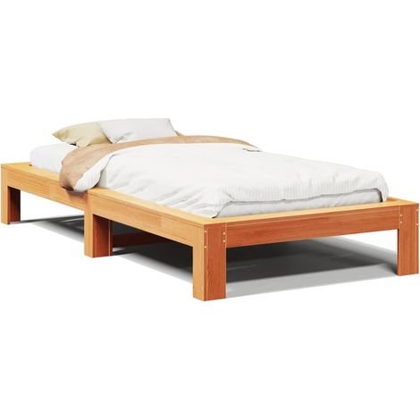 Maison Exclusive - Postel bez matrace voskově hnědá 90 x 200 cm masivní borovice (1/5)