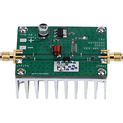 Carte amplificateur de puissance haute fréquence RF 433MHz 8W, Module numérique, composant électronique (1/5)