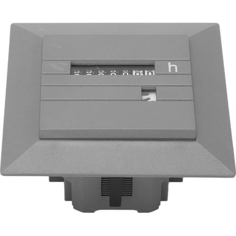 Compteur horaire numérique avec boucle fixe pour applications industrielles 220 V CA (1/5)