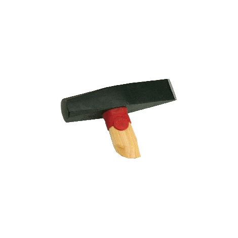 Tranche à chaud droite 3,3 cm – Tête en acier carbone C45E forgée et trempée 54 HRC – Manche en hickory robuste et ergonomique – Outil de forge professionnel (1/2)
