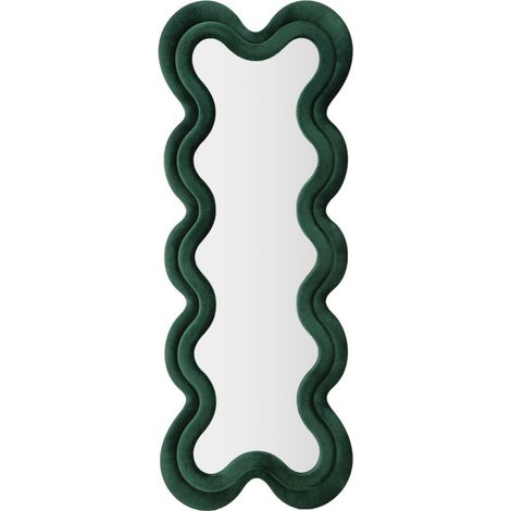 WALL MIRROR MONICA GREEN CM 58X4X160 (1/5)