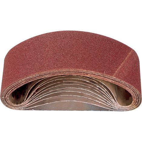 Nastro abrasivo L.533mm P.75mm K.100 per corindone HO / MET PROMAT (Per 10)