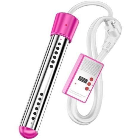 Chauffe Eau a Immersion 3000W, Chauffe Piscine avec Minuterie d'arrêt Automatique, Thermoplongeur Electrique Portable en Acier Inoxydable pour Piscine (1/5)