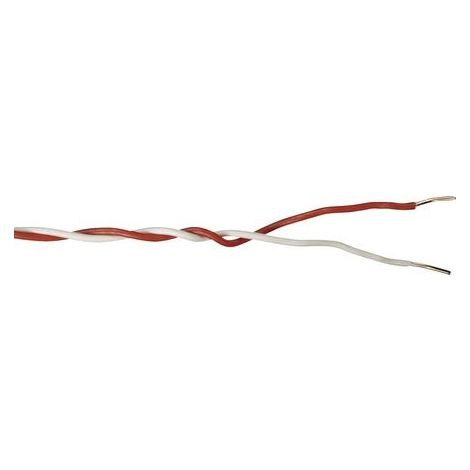 Klingeldraht YK 2 x 0,6 - 10 Meter, rot/weiß Kabel & Leitungen