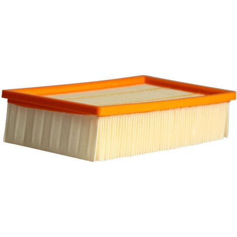 Vtizikl Lot de 2 filtres plissés plats pour modèles Kärcher d’origines : NT 25/1 Ap, NT 35/1, NT 35/1, NT 45/1, NT 55/1, NT 361, NT 561, NT611 Tact, Te, M, Eco remplace le modèle d’origine 6.904-367.0 (1/4)
