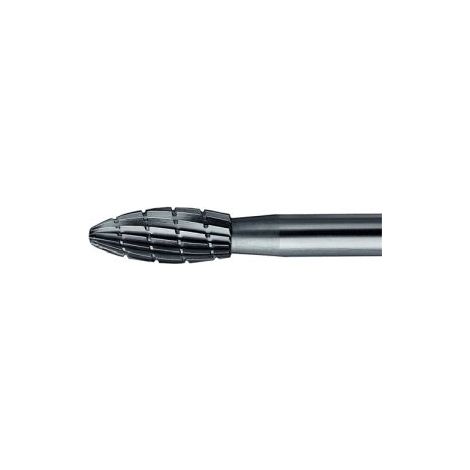 PFERD 22407136 Frässtift HSS Flamme  Länge 60 mm Produktabmessung, Ø 8 mm Arbeits-Länge 20 mm Schaft (1/2)