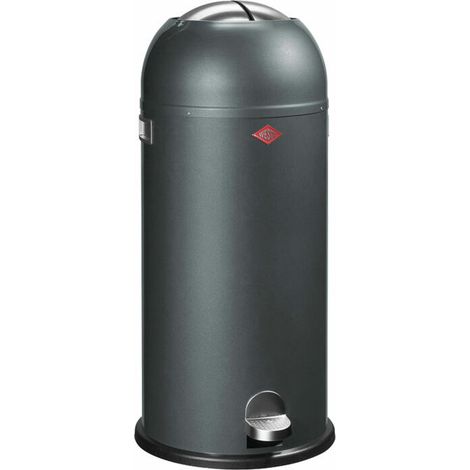 Wesco Mülleimer Kickmaster Maxi graphit