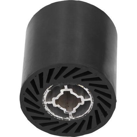 Roue de polissage caoutchouc pour machine à polir noire, accessoire 90x100mm pour polissage de fil (1/5)
