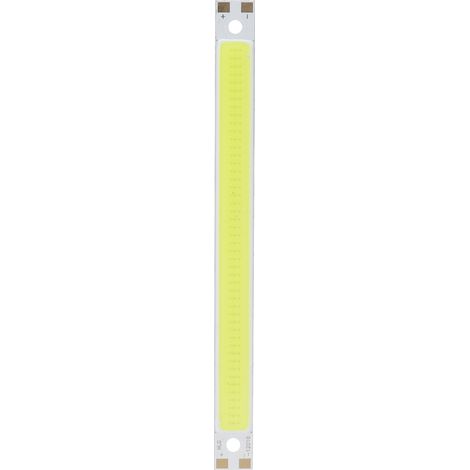 Panneau LED COB intégré 10W 3000-6500K 12-14V 1000lm lumière blanche pure 120x10mm