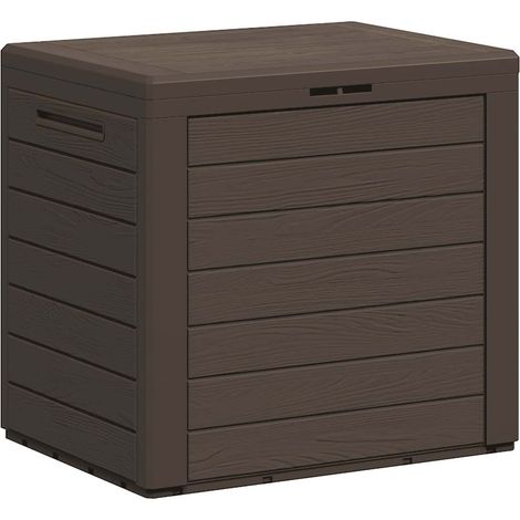 Maison Exclusive - Baule da Giardino Marrone 58,5x46x55 cm in Polipropilene (1/5)