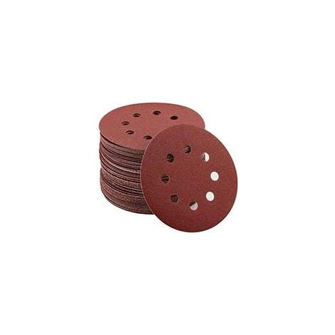 Lot de 80 Disques Abrasifs 125mm Grain 40-800 Ponceuse Orbitale Idéal Pour Ponçage Polissage Décapage Bois Métal (1/4)