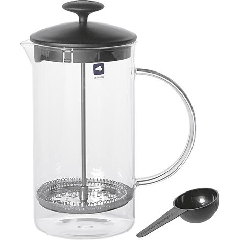 Leonardo Caffè Per Me Kaffeemaschine 1 L Schwarz Transparent (1/3)