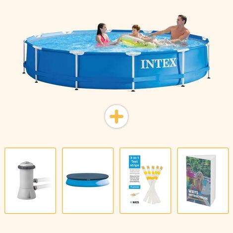 Intex Piscine Tubulaire Ronde - 366x76 cm - 5-pièces SCB113 (1/5)