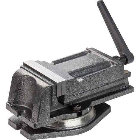 Präzisions Schraubstock Klemmstock 125 mm Backenbreite Werkstatt Spannstock (1/5)