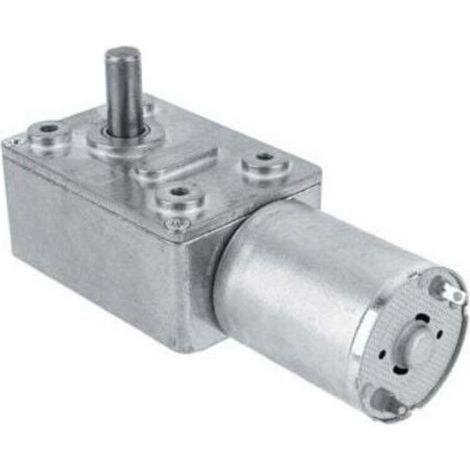 Motoréducteur réversible. moteur à engrenage à vis sans fin Turbo élevé de moteur de réduction de vitesse de 12V DC(5RPM) (1/4)